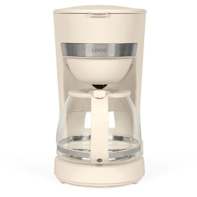 Caffettiera a filtro Livoo DOD200C 1,25 L 750 W 10-12 Tazze Sistema antigoccia