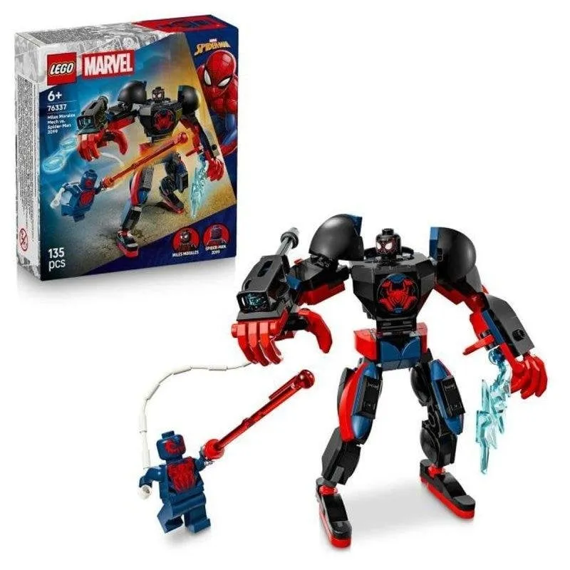 LEGO Marvel Robot De Miles Morales Vs Spider-man 2099 76337 135 pezzi