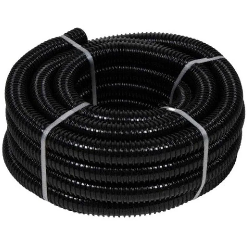 Mangia Spirale Ubbink Ø32 mm 10 m Resistente UV Nera