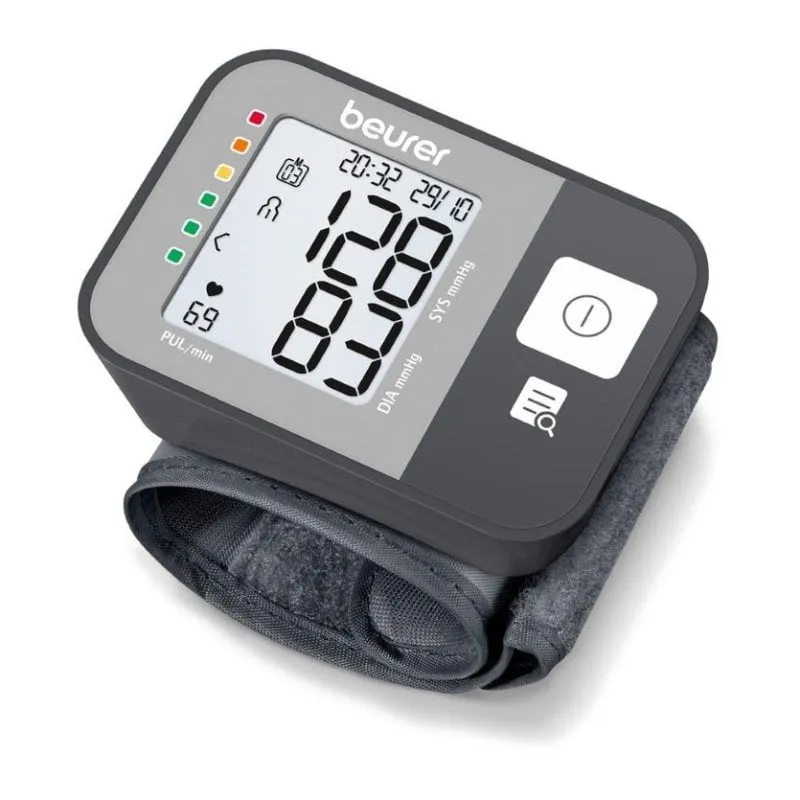 Misuratore da polso Beurer con rilevamento aritmia e schermo LCD