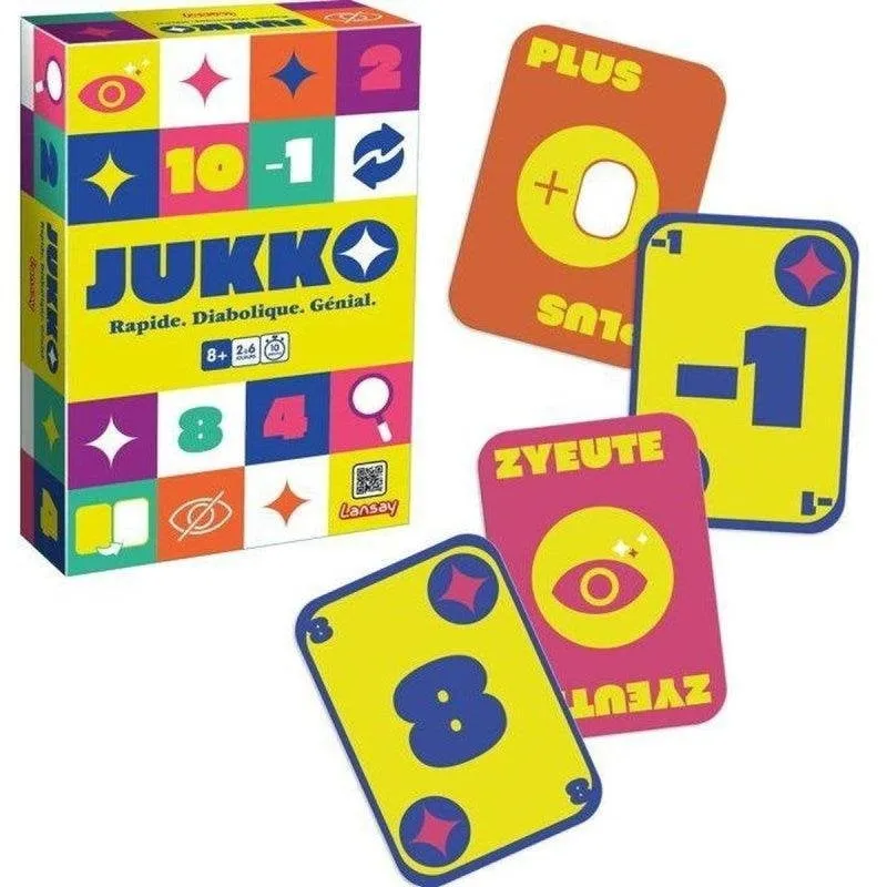 Gioco di carte rapido e tattico Jukko per 2 a 6 giocatori da 8 anni