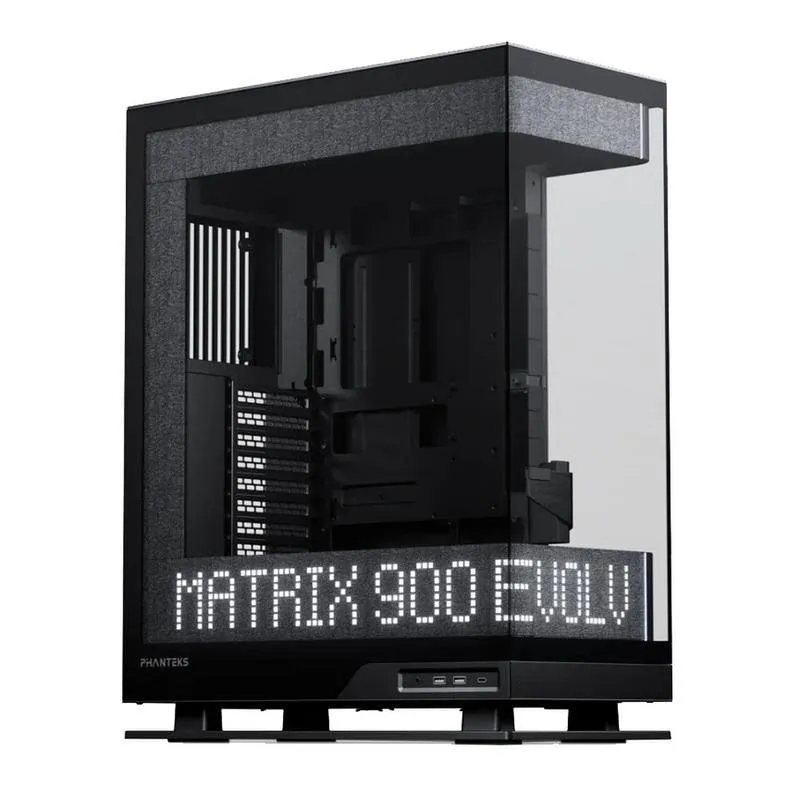Case PC Phanteks Evolv X2 Matrix RGB Mid Tower Alluminio/Vetro Nero