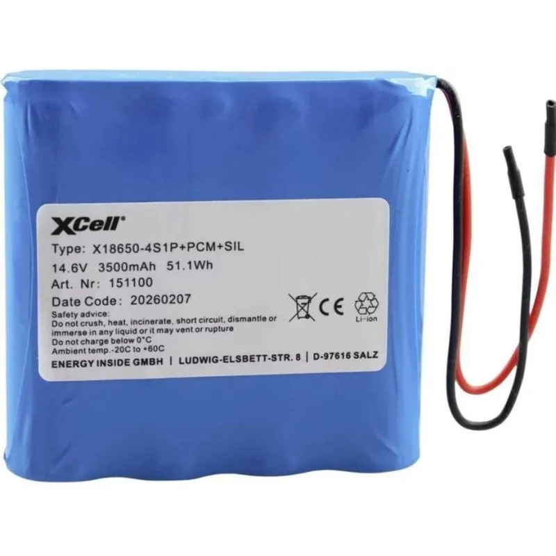 Batteria Li-Ion XCell 18650 3500 mAh Ricaricabile