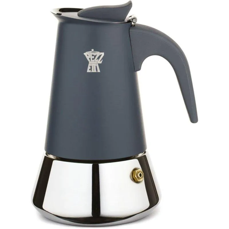Caffettiera Moka Pezzetti Steelexpress acciaio inox 4 Tazze induzione