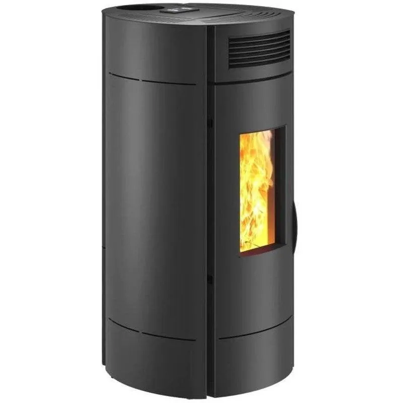 Stufa a Pellet Stagna Invicta Lodi 6 6,4 kW con Wifi e Diffusione Tangenziale