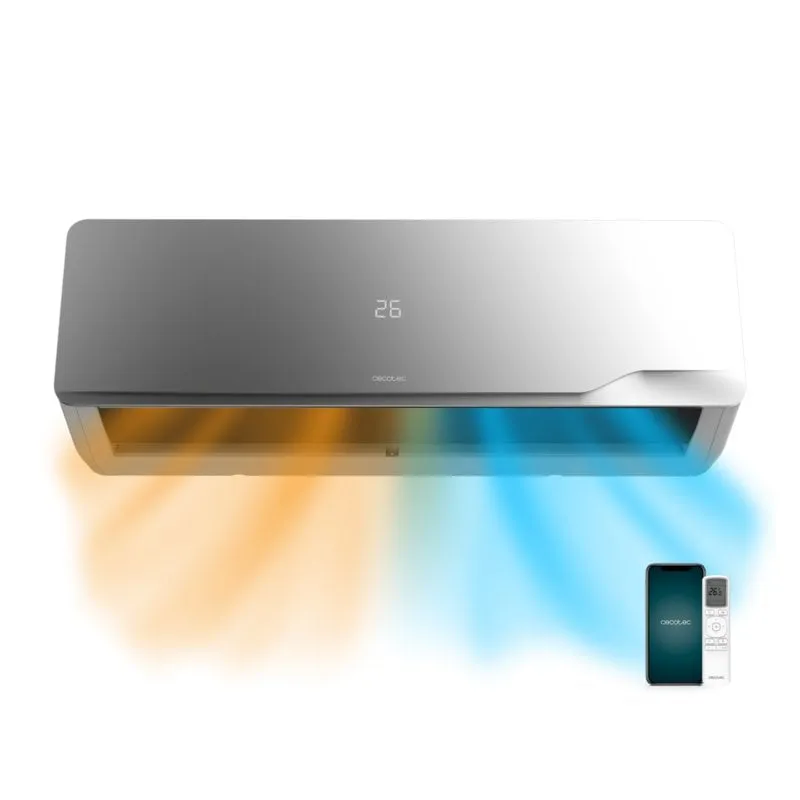 Condizionatore Split AirClima 12000 Wind Connected 12.000 BTU Inverter Pompa di Calore WiFi