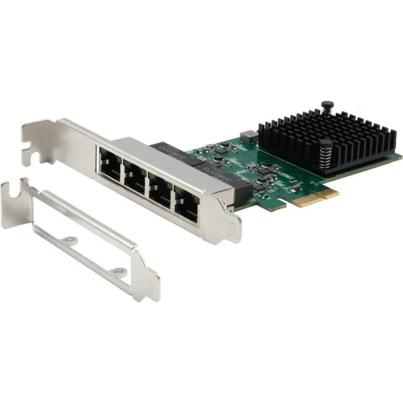 Scheda di Rete Exsys EX-1234 PCI Express Gigabit Ethernet 1 Gbps Dual Port
