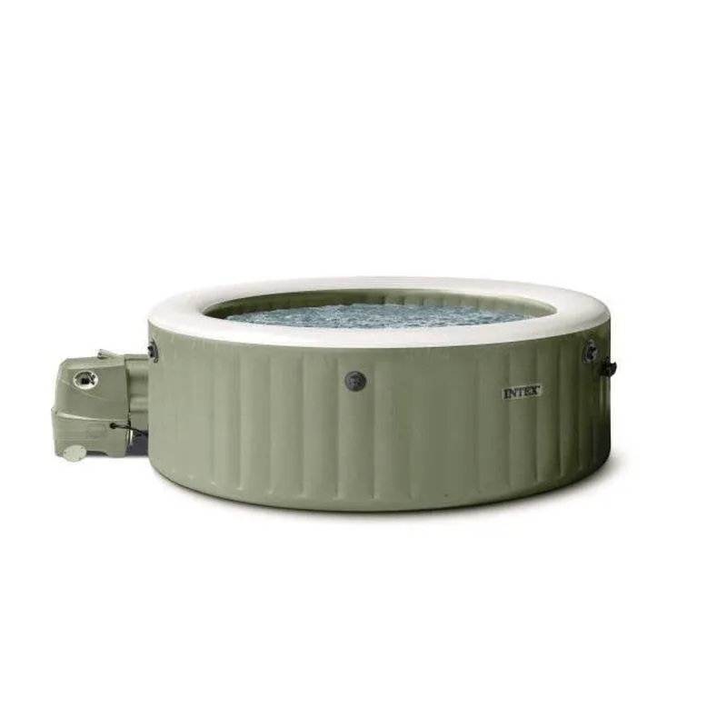 Jacusa gonfiabile Intex PureSpa Olive 1,96 m 4 persone 120 getti Fibertech 2200 W