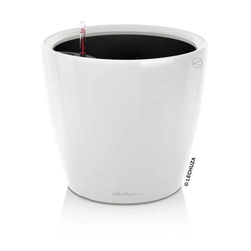 Vaso Self-Watering LECHUZA Classico Premium LS 50 Bianco Lucido 40 L
