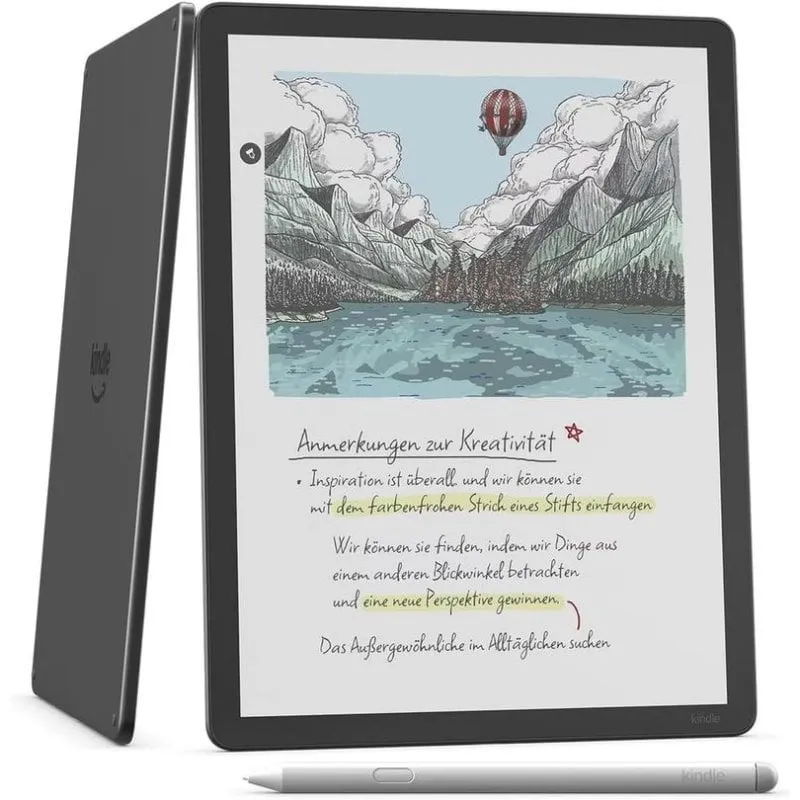 Libro Elettronico Amazon Kindle Scribe Bluetooth USB-C 11" 32GB Grigio con Stylus Pen