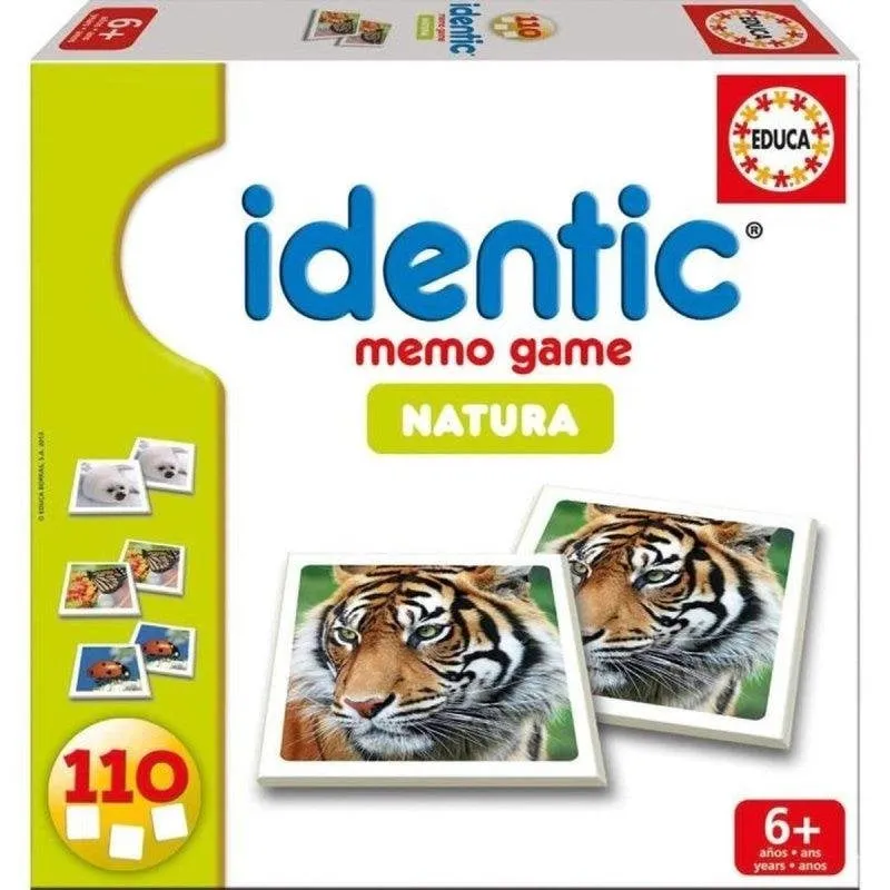 Gioco di memoria Educa Identic Nature 110 carte animali piante