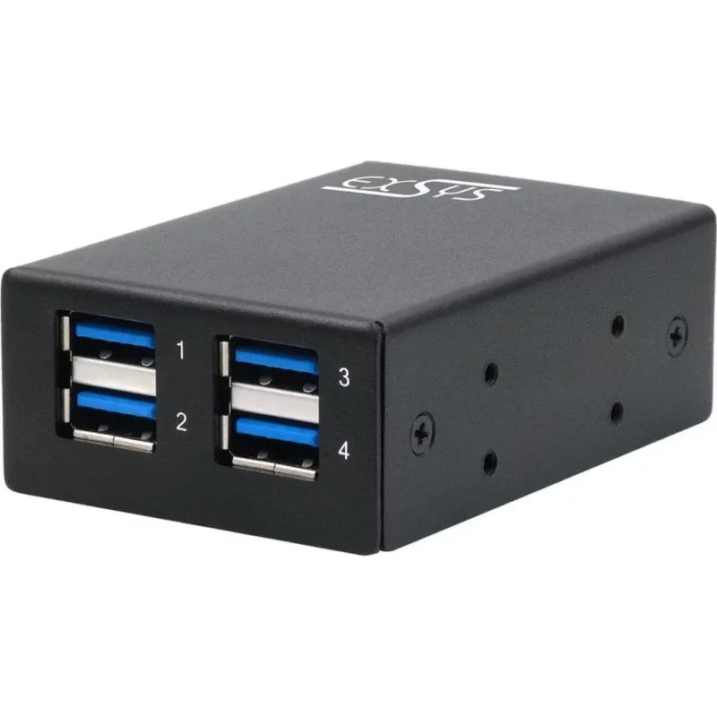 Hub Exsys 4 porte 5 Gbit/s modello EX-11240HMS montaggio industriale