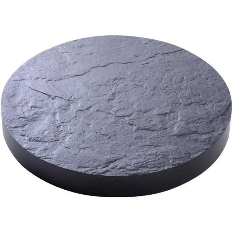 Supporto Piante con Ruote EDA Ø30 cm Grigio Ardesia Polipropilene 5 Ruote 150 kg