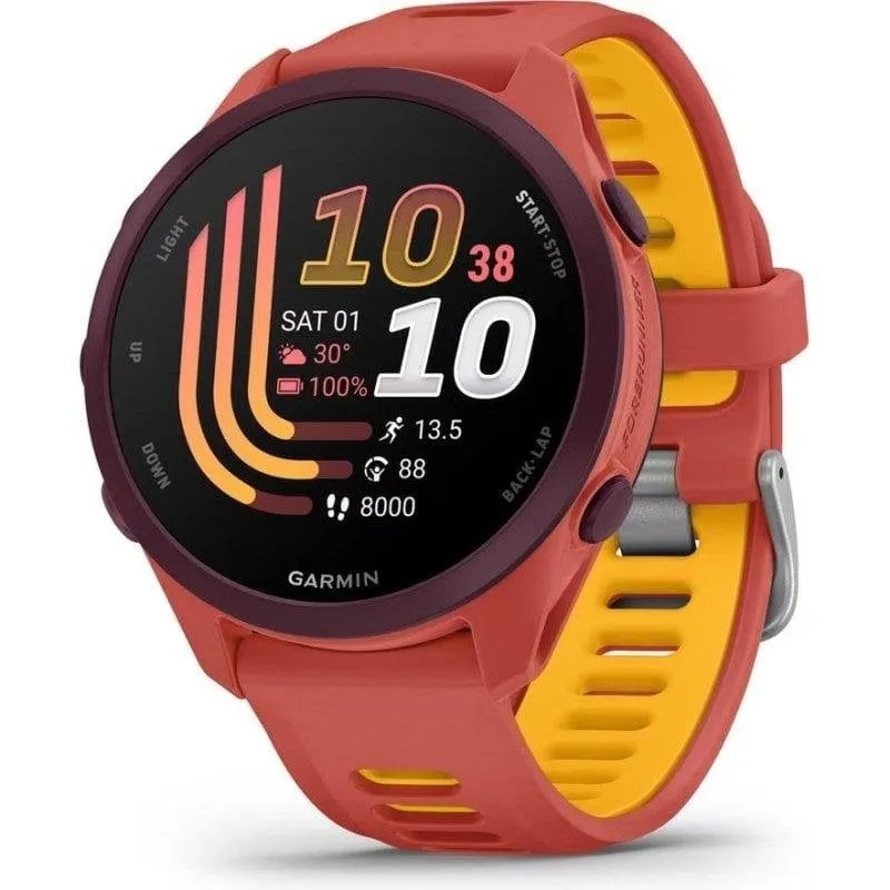 Garmin Forerunner 170 Music GPS 1,2" AMOLED Arancione Sportivo M Impermeabile IPX7