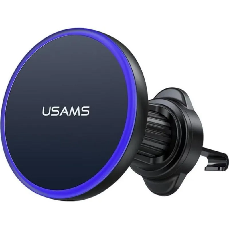 Supporto Magnético Usams 15W Ricarica Induttiva Auto