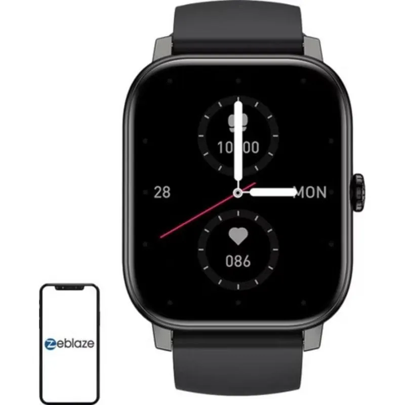 Zeblaze BTALK PRO BK Bluetooth 44mm Nero Cinturino Nero Garanzia 24 mesi