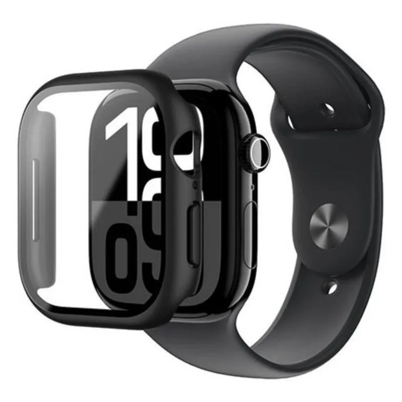 Cover Amazingthing Apple Watch Series 10 46mm/42mm Policarbonato Nero