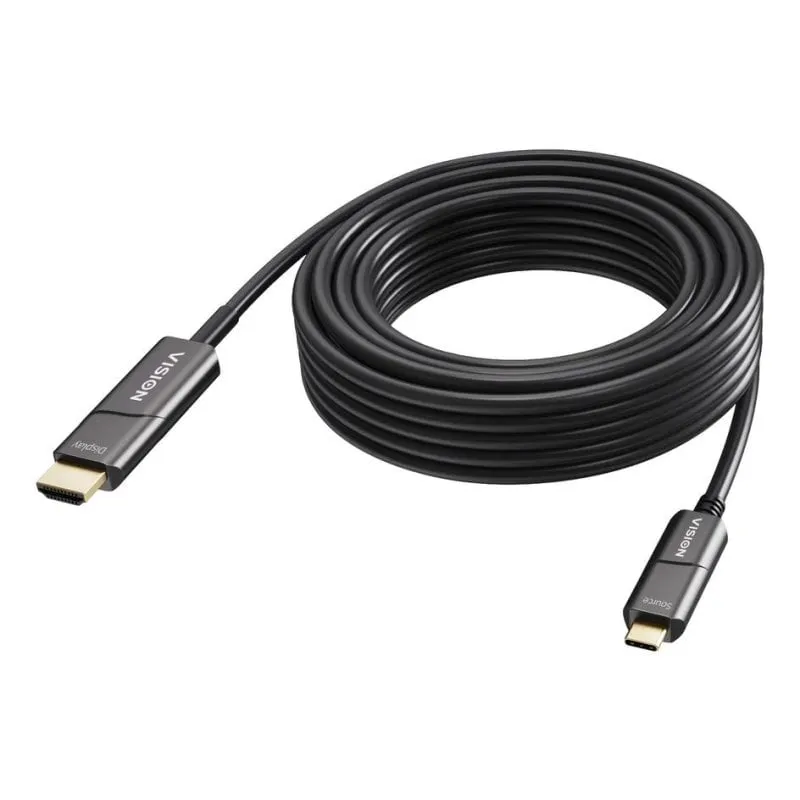 Cavo Adattatore USB-C a HDMI Vision TC 15MUSBCHDMI+/BL 15 m 4K 60 Hz