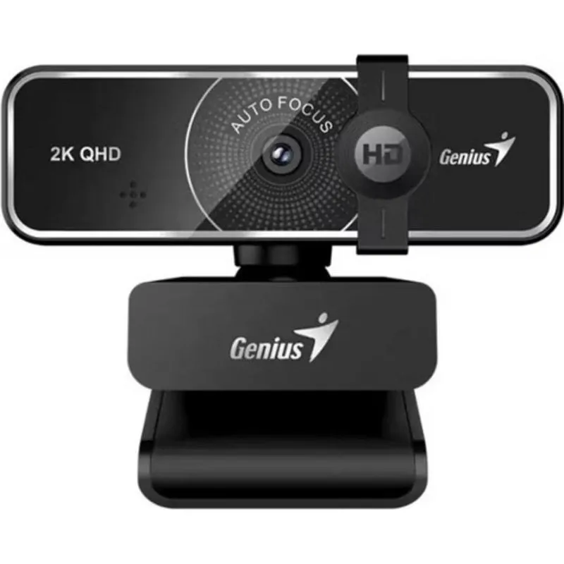 Webcam Genius 2K 60 FPS Autofocus Microfono Mono Nera
