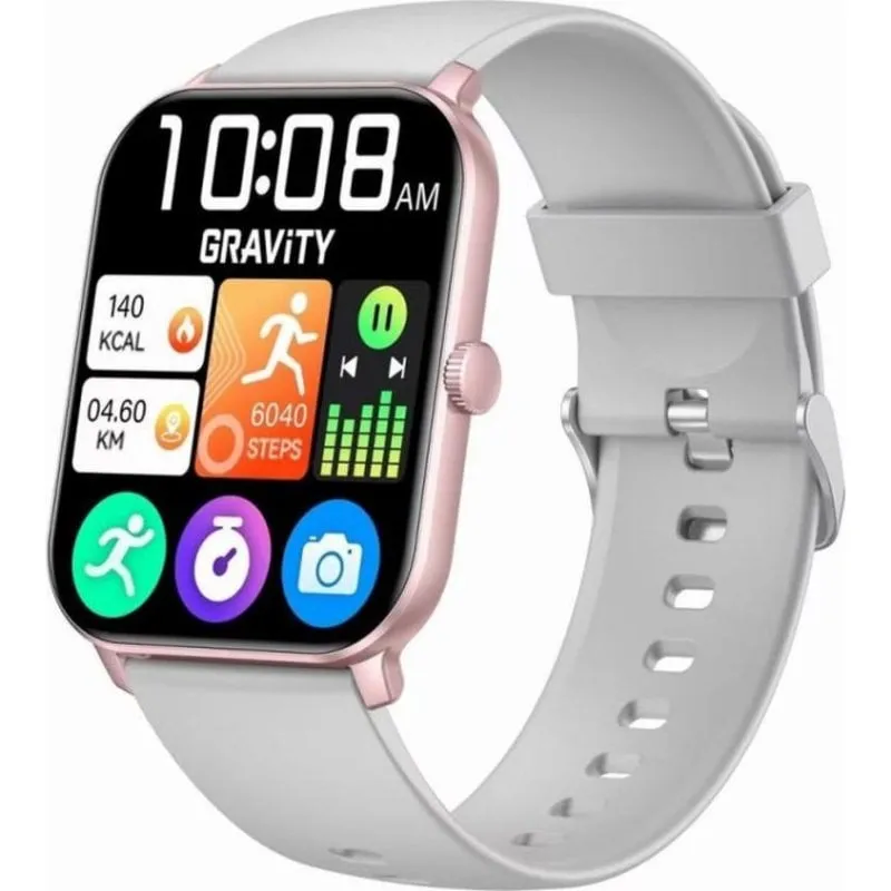 Gravity GT36-2 Bluetooth GPS 45mm Oro Rosa Grigio IP68 Rilevamento Stress