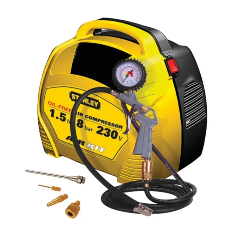 Compressore Stanley OL 195 senza olio 8 bar 1,1 kW 180 L/min