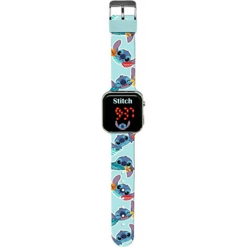 Kids Euroswan LAS4039 Orologio LED Blu Silicone Bambini 4-12 anni