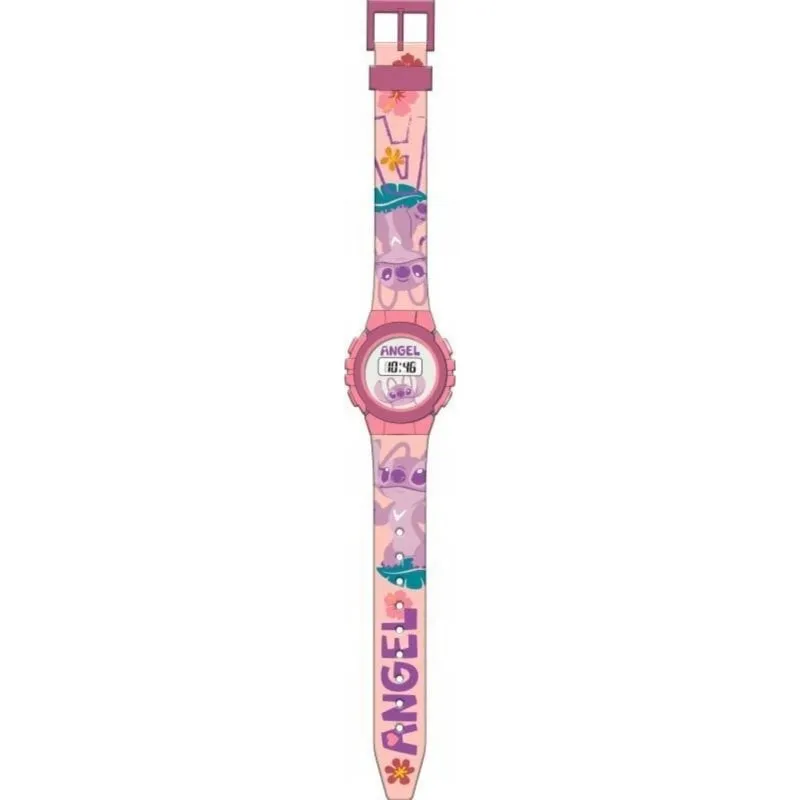 Astar Disney Stitch Angel Orologio Digitale Bambini Rosa 29x9,5 cm