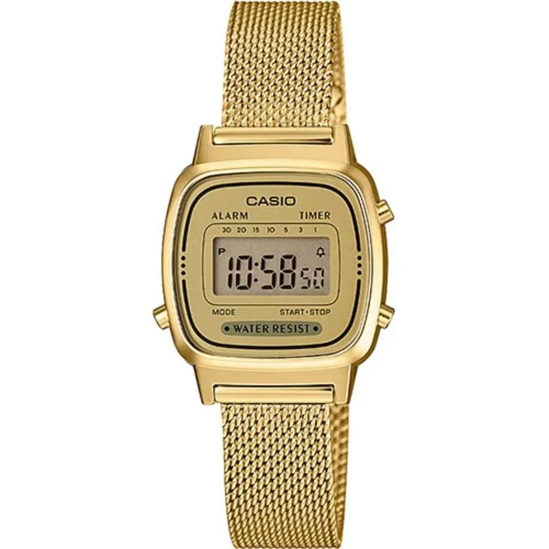 Orologio Casio LA670WEMY-9EF Digitale Oro Unisex con Cronometro