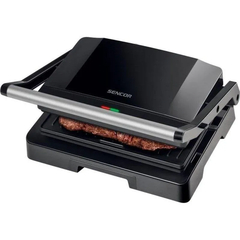 Griglia a Contatto Sencor SBG 2070SS 1000W Piastre Antiaderenti 23x14,5cm
