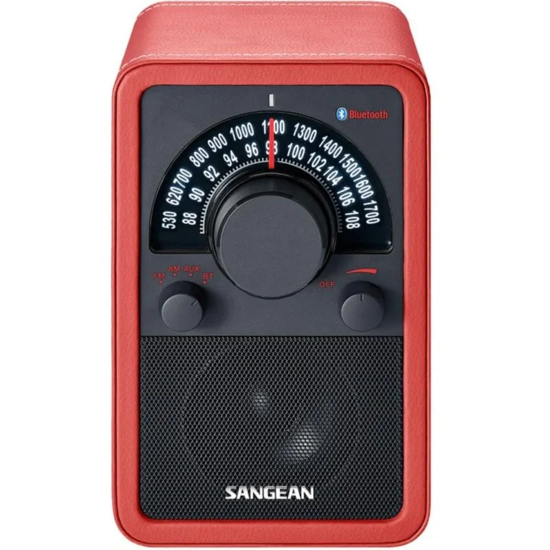Radio Sangean WR-15BT Bluetooth 10W Rosso AM FM MW