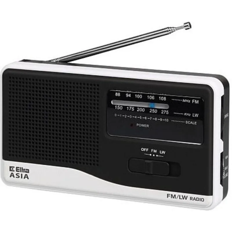 Radio Eltra Asia Portatile Analogica FM/LW Batteria e Rete