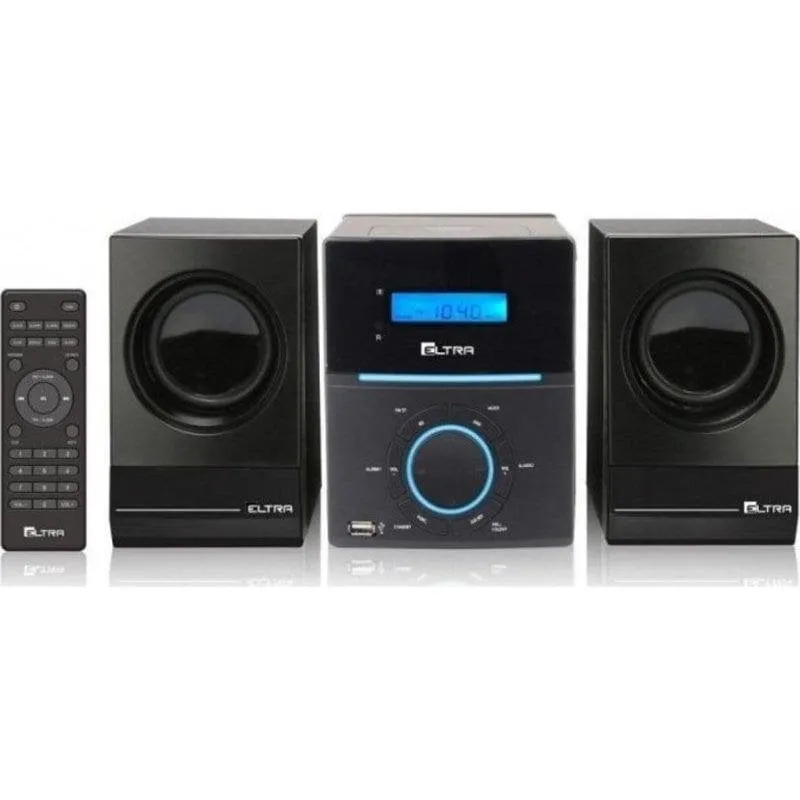 Microcatena Eltra Neptun 10W RMS USB AUX CD Radio FM 20 Stazioni