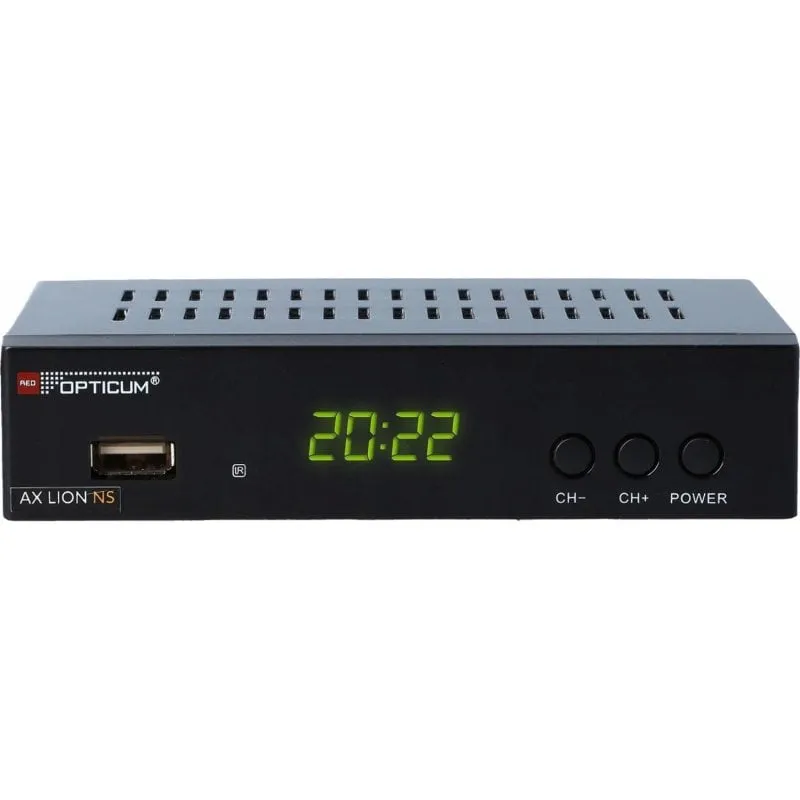 Decodificatore TV Opticum AX Lion NS DVB-T2 Full HD USB TimeShift