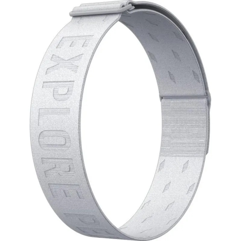Bracciale attività Coros Heart Rate Monitor Band Bluetooth Grigio traspirante regolabile