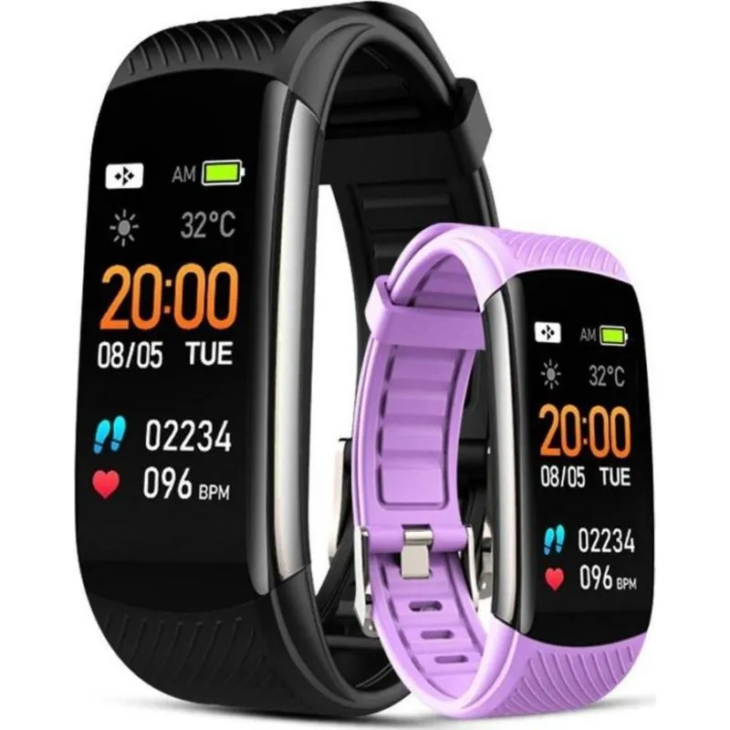 Bracciale attività Giewont GW200 Bluetooth IP67 Nero 5 giorni Pulsometro Pressione