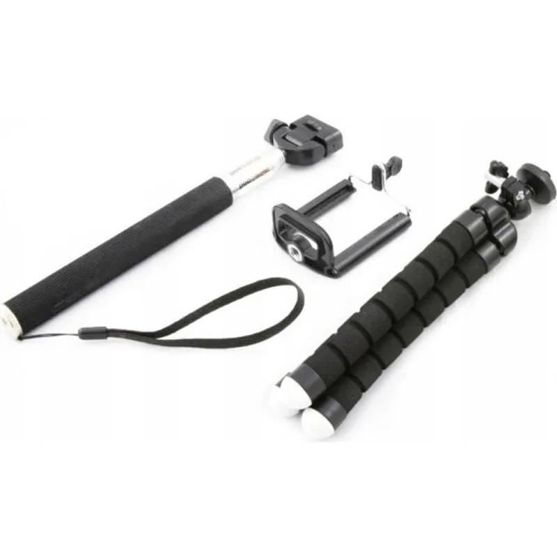 Kit selfie Xrec SB3044 monopiede treppiede flessibile 3 in 1