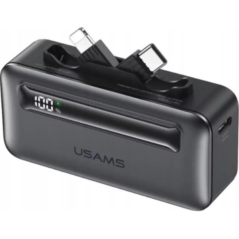 Batteria Esterna Usams 5000 mAh Power Delivery 20W USB-C Lightning