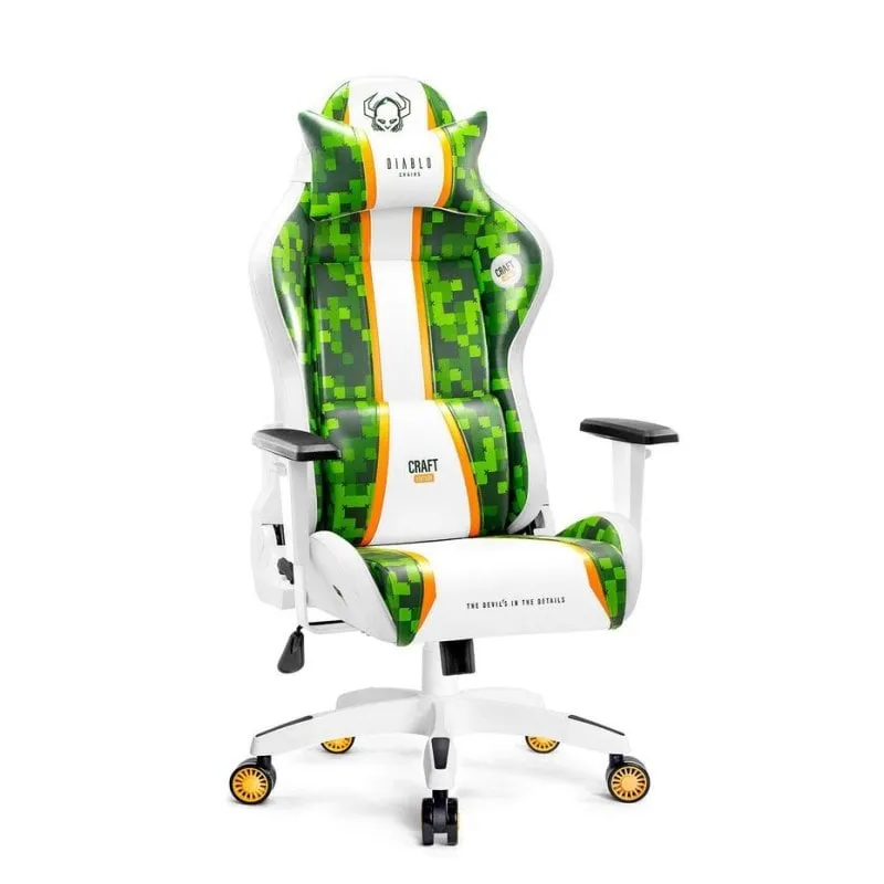 Sedia Gaming Diablo Chairs X-ONE 2.0 Normal Nero-Bianco