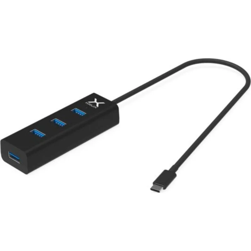 Hub Krux 4 porte USB 3.0 5 Gb/s modello KRX0102 attivo USB-C