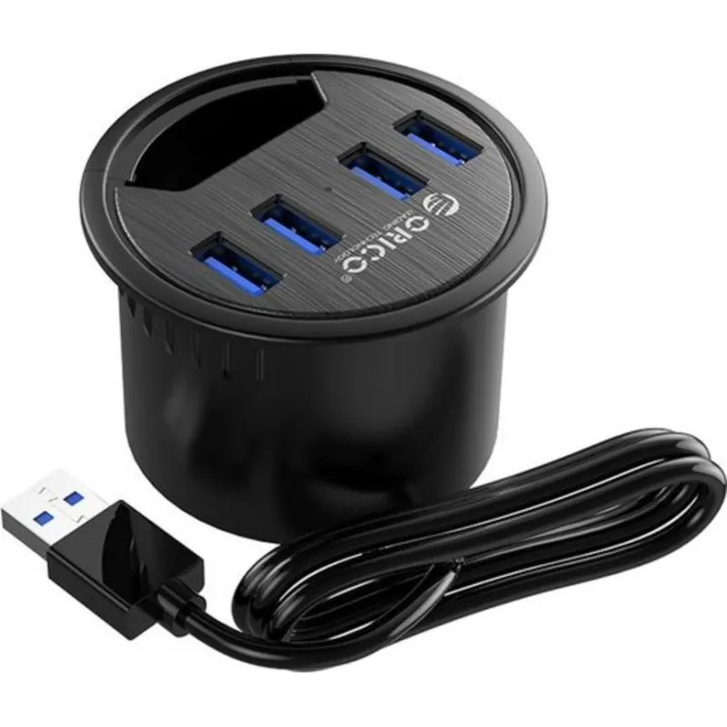 Hub Orico 4 porte USB 3.1 Gen1 5 Gbps modello DESK-4U-BK-BP senza extra