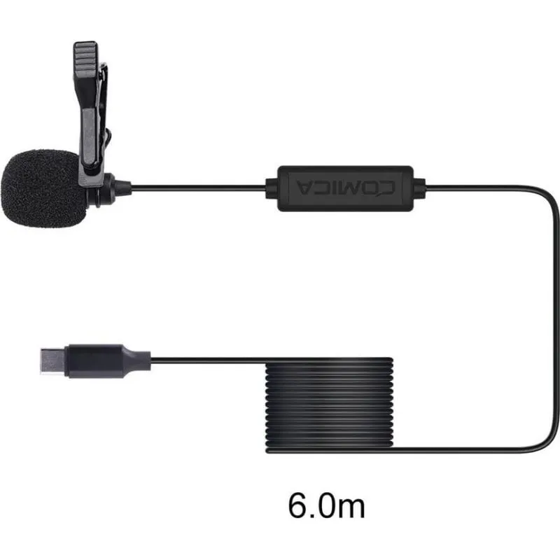 Microfono Comica V01SP4 condensatore omnidirezionale lavalier jack 3,5 mm