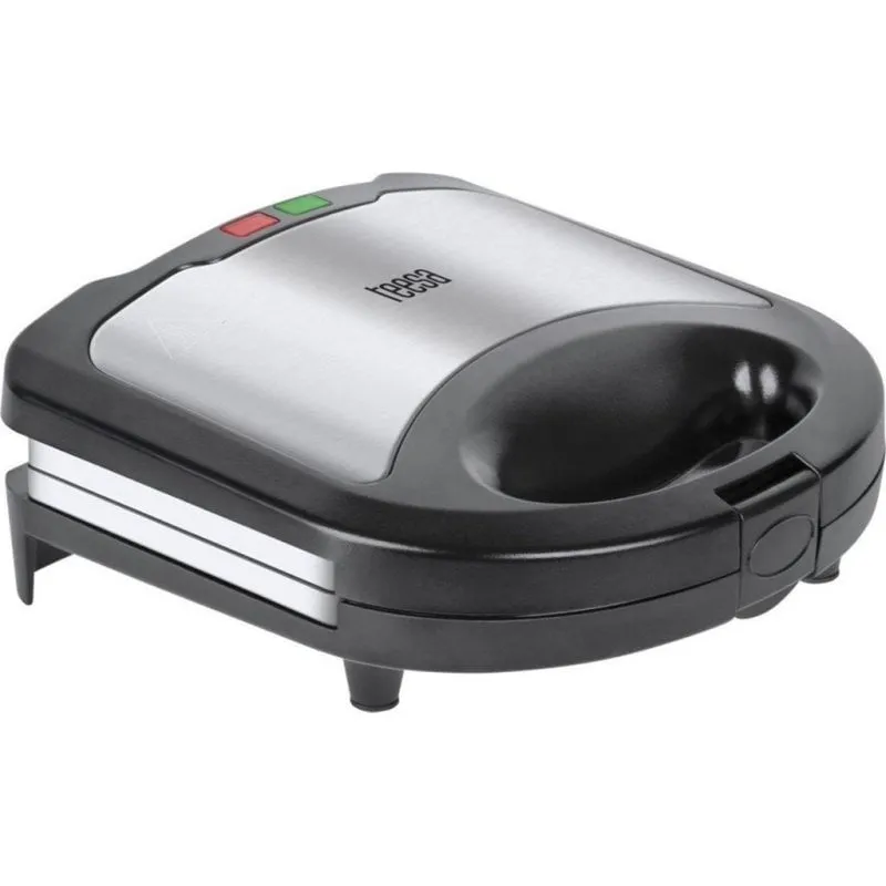 Panino Teesa TSA3222 800W Piastre Ceramica Nero