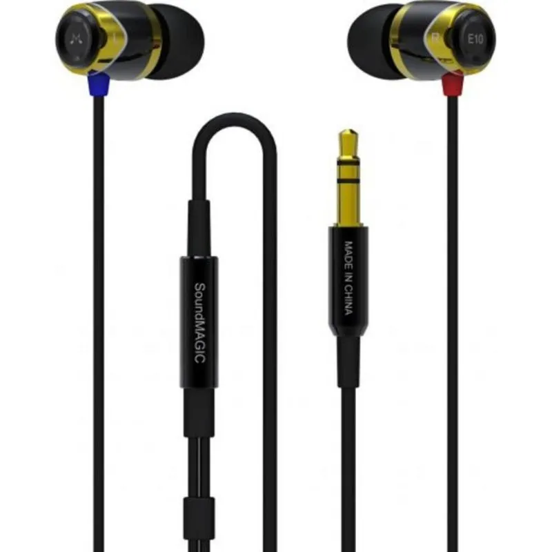 Auricolari SoundMagic E10 con cavo intrecciato Mini Jack 3,5 mm verde