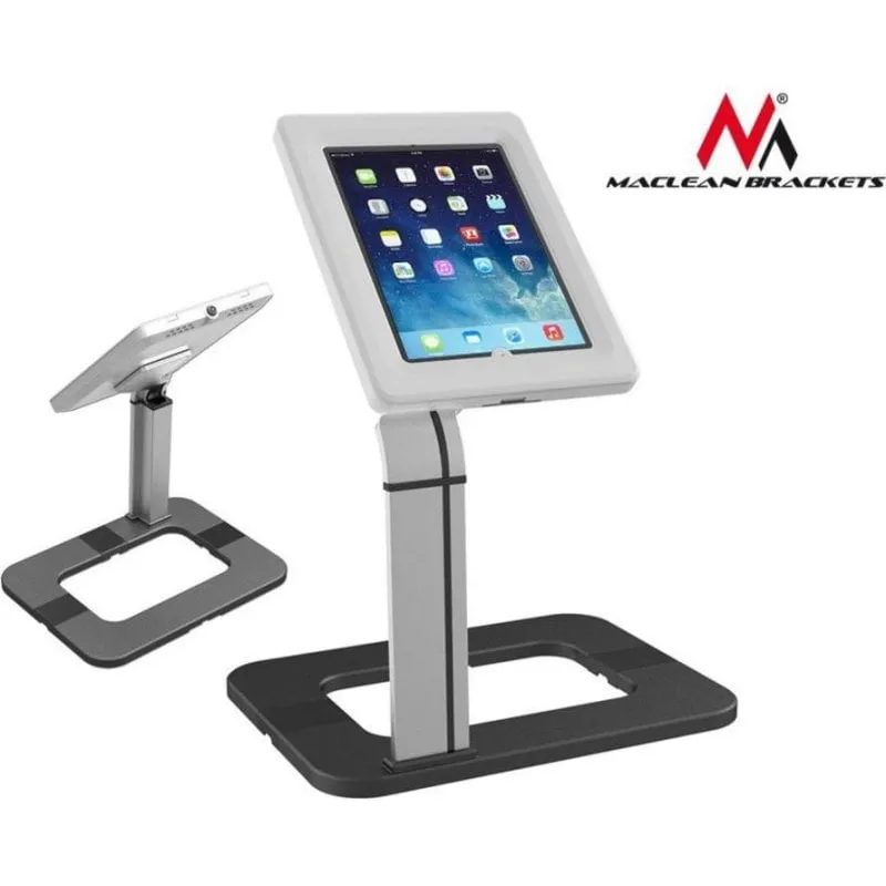 Supporto da scrivania Maclean MC-644 per tablet con blocco anti-vandalismo