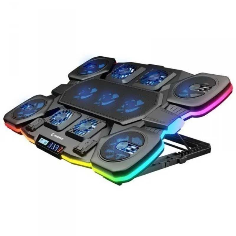 Raffreddatore Gaming Rampage GLACIERS50 14-17" RGB 11 Ventole