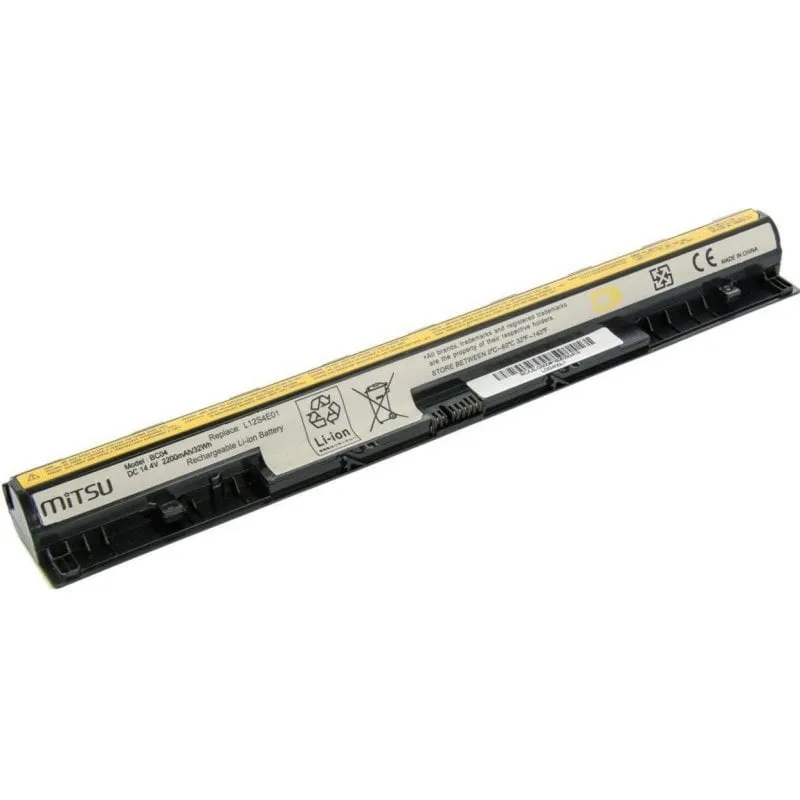 Batteria Mitsu BC/LE-G500 per Lenovo IdeaPad G500s G510s G400s 2200 mAh 14,4V