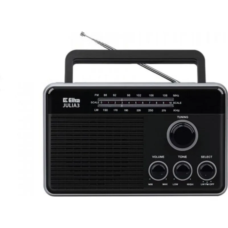Radio Eltra Julia 3 portatile e da tavolo FM/LW con doppia alimentazione
