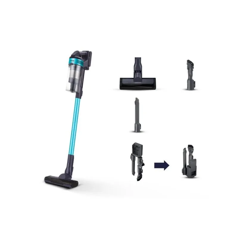 Aspirapolvere senza Sacco Samsung VS15A6031R1 410W 40 min Multiciclonico Nero Menta