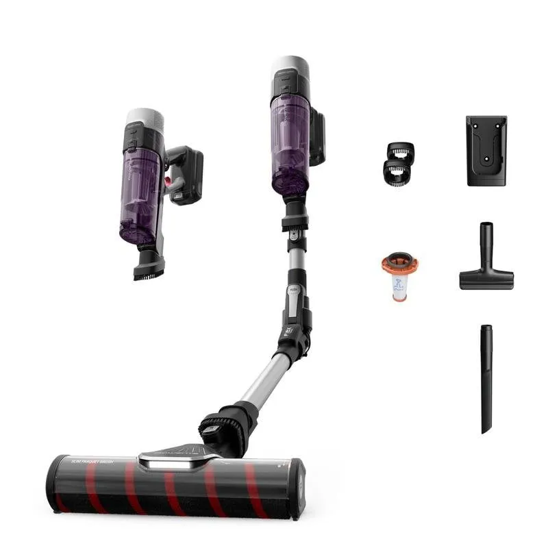 Aspirapolvere senza Sacco Rowenta X-Force Flex 9.60 RH2047WO 250W 45 min Nero Viola