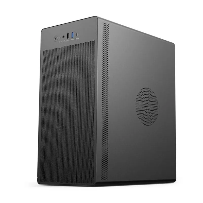 Case PC CoolBox M100 microATX Full Metal Mesh USB-C 3.2 Gen1 Nero